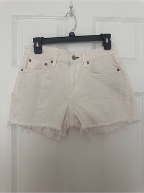 Rag & Bone white shorts size 25